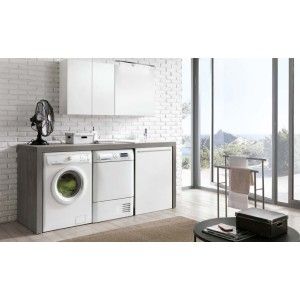 Armoire à linge - Store - H200xL200xP65 cm Composition STO 17 - Hafro - Geromin