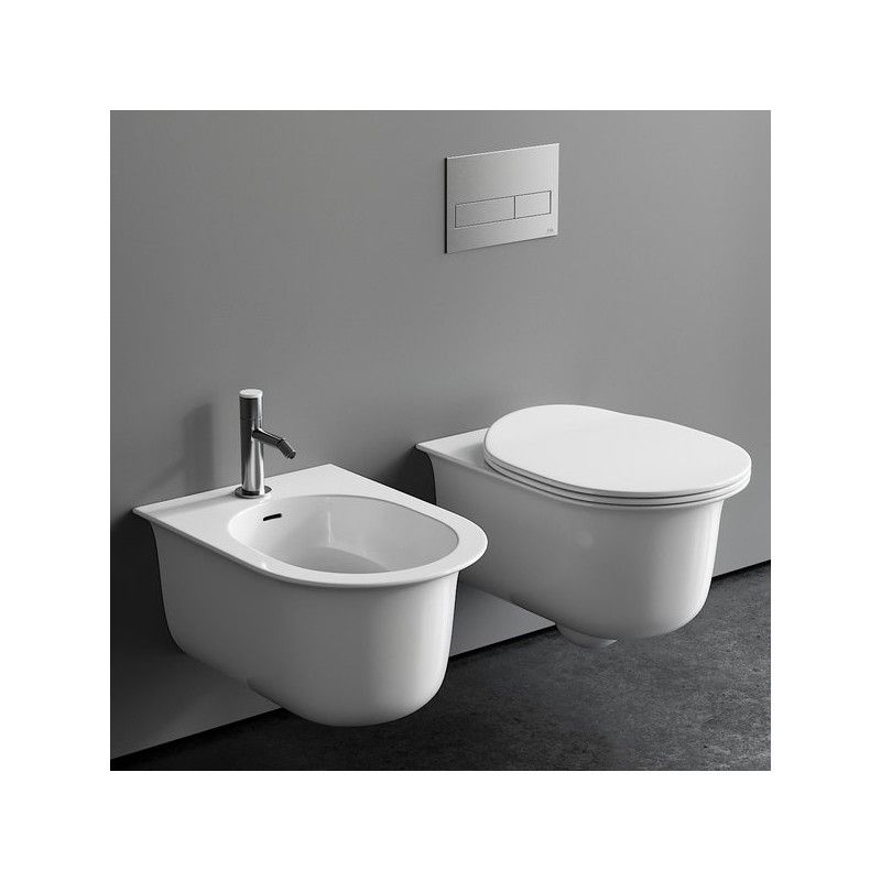 ARTCERAM CHIC BIDET MONOFORO SOSPESO  BIANCO LUCIDO