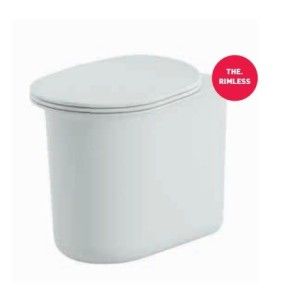 ARTCERAM CHIC VASO A TERRA FILOMURO  SENZA BRIDA BIANCO LUCIDO