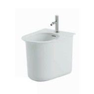 ARTCERAM CHIC BACK TO WALL  BIDET ONE HOLE GLOSSY WHITE