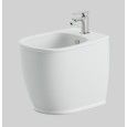 ARTCERAM ATELIER DOS AU MUR BIDET 1 TROU BLANC BRILLANT