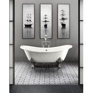 Chérie Vasca in ghisa senza fori 168,5LxH68xD76 con piede Flora DEVON&DEVON - 1