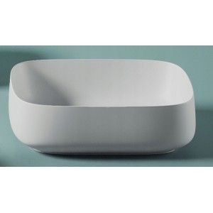 Basin portant Blanc brillant  COGNAC QUADRO 56 Artceram