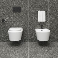 GSG CRUISE WC SUSPENDU Siège de toilette  KIT DE FIXATION ET SUPPORTS INCLUS