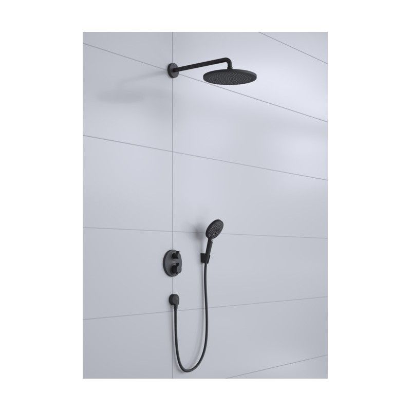 Croma  Sistema Doccia  280 1 jet Ecostat S Nero Opaco Hansgrohe 