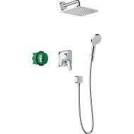 Crometta E Shower System 240 1 Strahl mit Hansgrohe Armatur