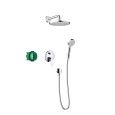 Crometta S Shower System 240 1 Strahl mit Hansgrohe Einhebelmischer