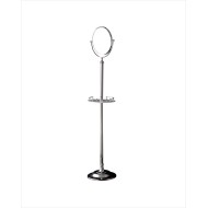 Single Object holder with mirror on pedestal L38,4xH166,5xD31,3 with chrome finish DEVON&DEVON - 1