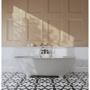 DOVE Baignoire autoportante en White Tec Plus L170,5 x H52,8 x P84,6 DEVON&DEVON - 1