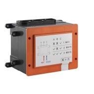 HI-FI Compact Externe Teile für Einfunktions-Thermostatmischer, mit GESSI ON-OFF-Tasten