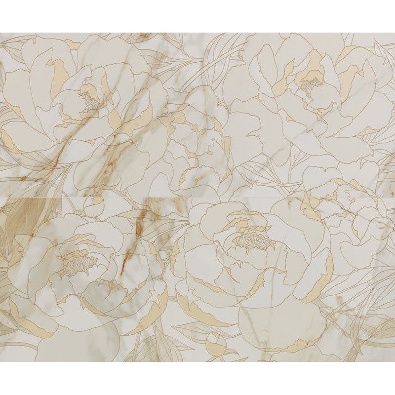 ROMA GOLD 50X120 ROSE CALACATTA  ORO INSERTO MIX 2 RECTIFIED - fQNB Fap Ceramiche FAP CERAMICHE - 1