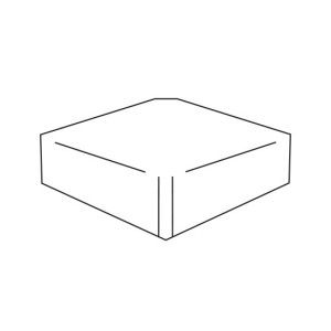 TRAIL18 Elle Element  20x20x4 Bianco Structured - Ceramica d'Imola QUAR BIA18 AE20 CERAMICA D'IMOLA - 1