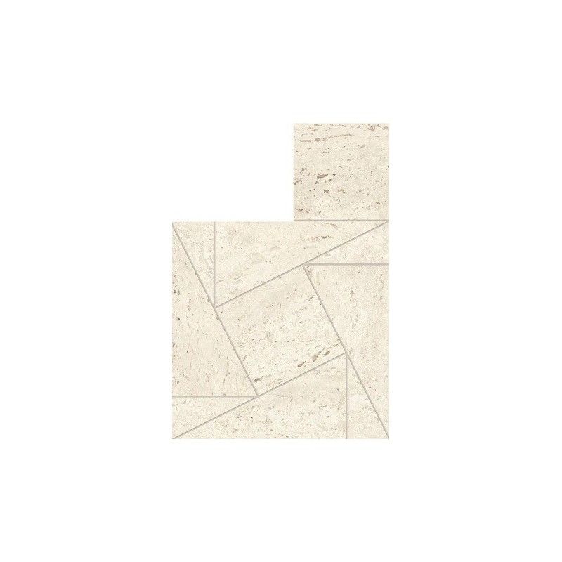 Marvel Travertine White Mosaic Tessellation 22x26 - Atlas Concorde AF9G CERAMICHE ATLAS CONCORDE - 1
