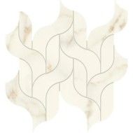 Marvel X Calacatta Apuano Mosaic Waterfall Lapped 30,5x27,7 - Atlas Concorde AF8R CERAMICHE ATLAS CONCORDE - 1