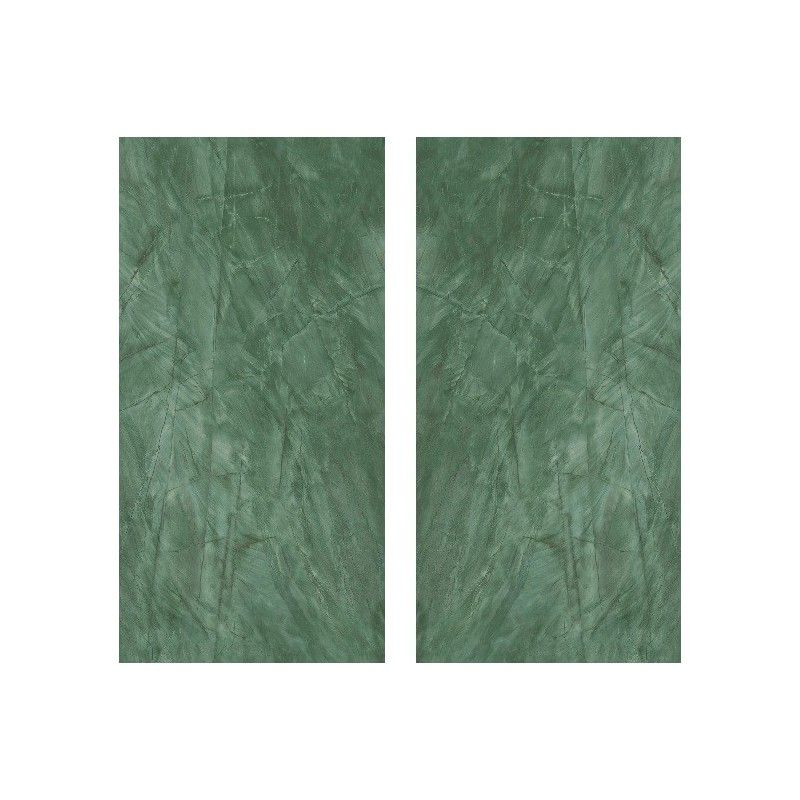 Atlas Plan Exotic Green Bookmatch Polished 162x324 cm - 12mm  - Atlas Concorde A9CO ATLAS PLAN - 1