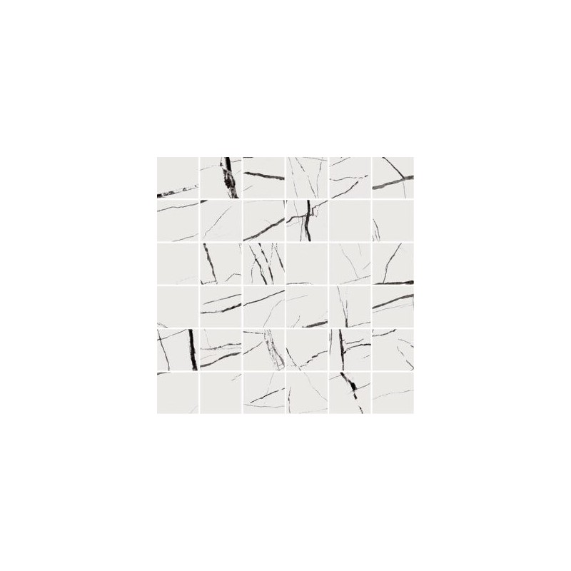 EXTRA MOSAICO 5X5 SCENIC WHITE LEVIGATO  30X30 - Novabell EXT005L NOVABELL - 1
