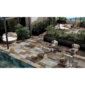 STONE BOX GIAVA MULTICOLOR REKTIFIZIERT ANTISLIP 30X60 - Novabell SBG11AS NOVABELL - 1