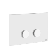 HI-FI Compact External parts for one-function thermostatic mixer, with GESSI ON-OFF buttons