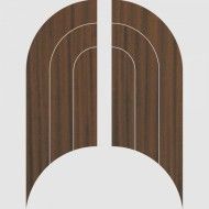 CANAL GRANDE RUBINO ONDA LUCIDO RETTIFICATO  23,8X49,2 - REFIN  OV33 REFIN - 1