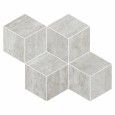 PRESTIGIO TRAVERTINO GRIGIO SOFT MOSAICO CUBE RETTIFICATO  30,4x35,2 - REFIN  OO35 REFIN - 1