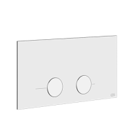 HI-FI Compact Parties extérieures pour mitigeur thermostatique monofonction, avec boutons ON-OFF GESSI