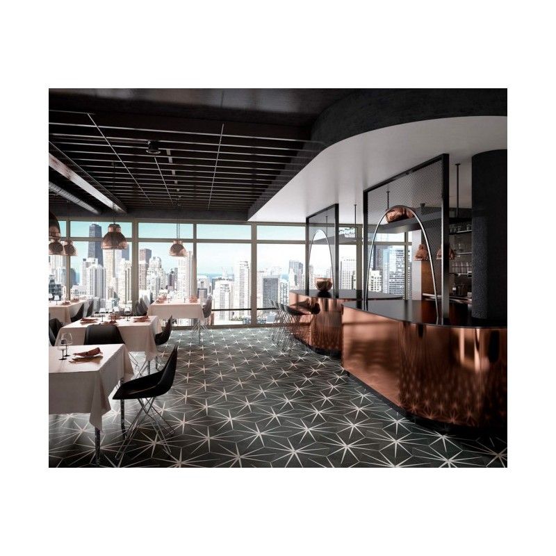 STARLINE BLACK NATURAL HEXAGON 25X29 - Apavisa APAVISA - 1