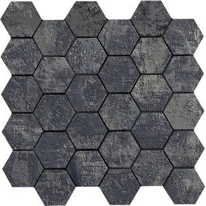 ARTILE 28X29 ESAGONA  5X5  BLACK GOLD NATURAL  REKTIFIZIERT  - LA FABBRICA 156331 LA FABBRICA - 1