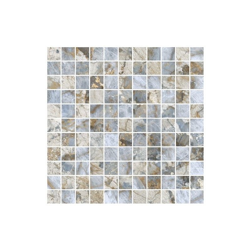 GEMSTONE 30x30  MOSAIQUE  GEMSTONE OCEAN NATUREL  RECTIFIE  - LA FABBRICA 179121 LA FABBRICA - 1