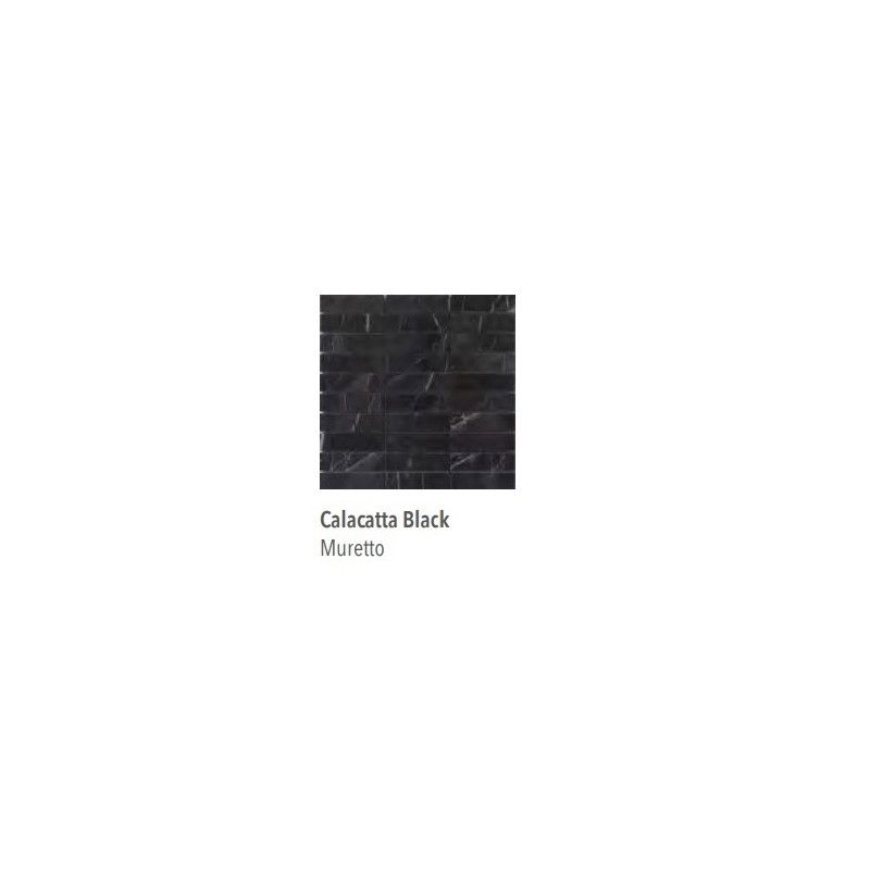 CHARM EXPERIENCE CALACATTA BLACK BRICK LAPPED 6MM 30X30 - ITALGRANITI CH03MBL ITALGRANITI GROUP - 1