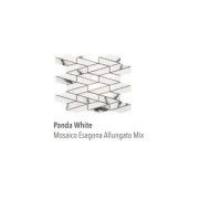 LUX EXPERIENCE PANDA WHITE MOSAIC EASAGONO ALLUNGATO MIX 25,5X29,5 - ITALGRANITI MW06MESAM ITALGRANITI GROUP - 1