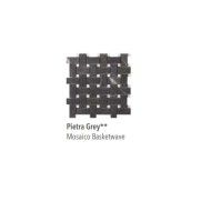 LUX EXPERIENCE PIETRA GREY MOSAICO BASKETWAVE FADE 30X30 - ITALGRANITI MW02MBWFA ITALGRANITI GROUP - 1