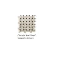 LUX EXPERIENCE CALACATTA MONT BLANC MOSAICO BASKETWAVE FADE 30X30 - ITALGRANITI MW05MBWFA ITALGRANITI GROUP - 1