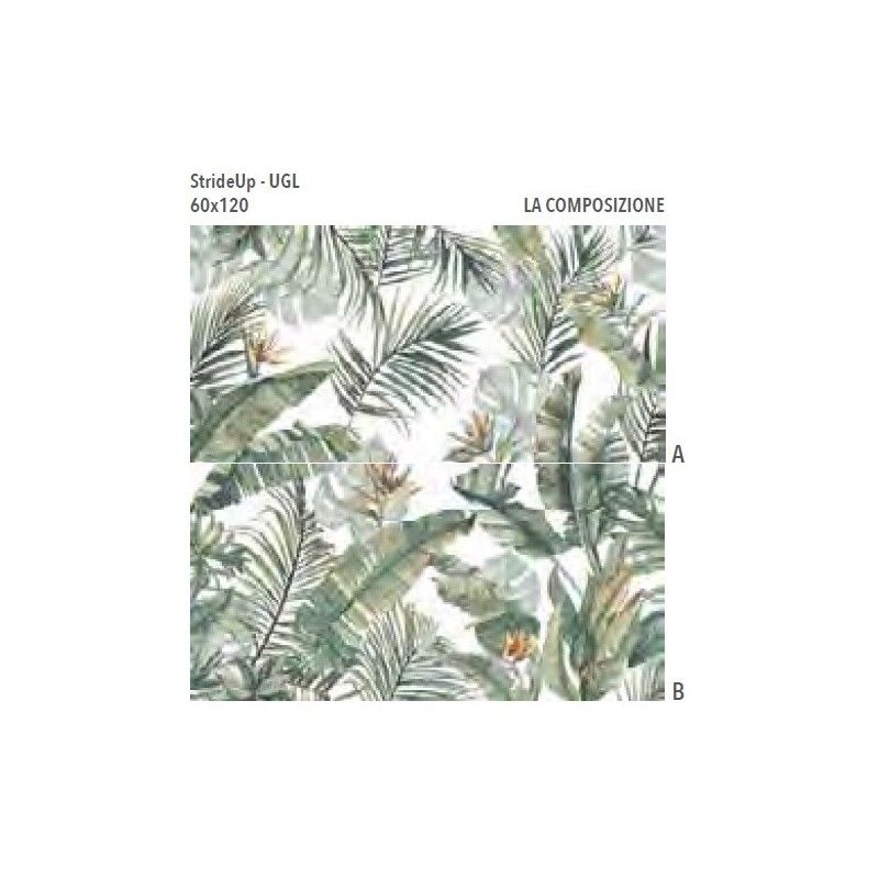 NUANCES BOTANICA VERDE DECORATION 120X60 - ITALGRANITI NU00DB1 ITALGRANITI GROUP - 1