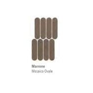 NUANCES MARRONE MOSAICO OVALE 19,5X37 - ITALGRANITI NU08MOV ITALGRANITI GROUP - 1