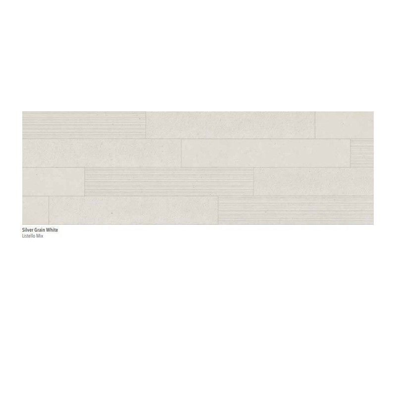 SILVER GRAIN WHITE LIST.MIX SQ. 120X20 - ITALGRANITI SI01EAM ITALGRANITI GROUP - 1