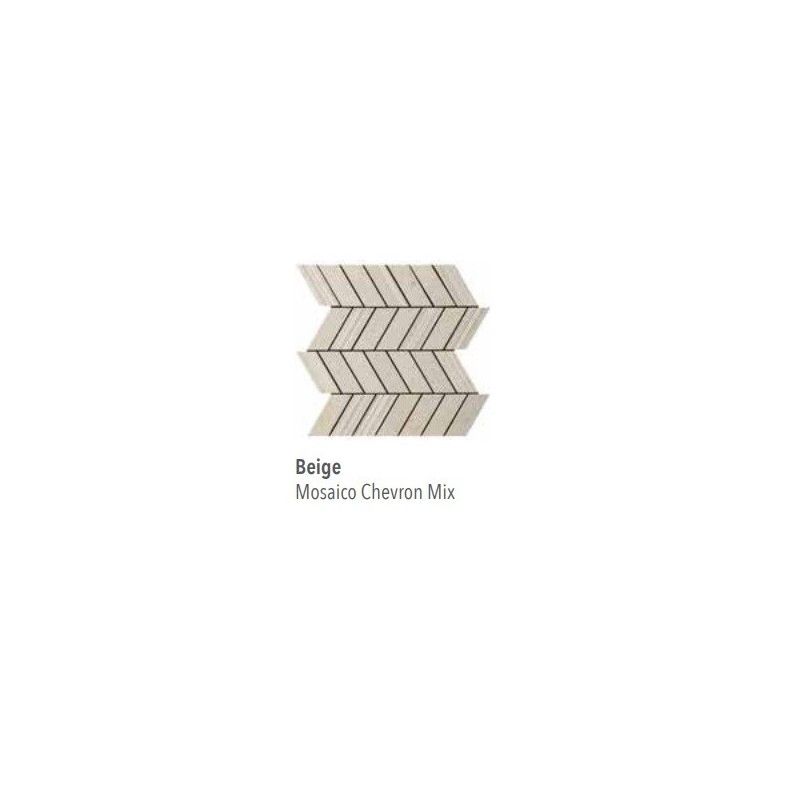 SILVER GR.BEIGE MOSAIQUE CHEVRON MIX 30,5X33 - ITALGRANITI SI02MCM ITALGRANITI GROUP - 1