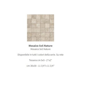 NATURE MOSAICO NATURE LAVA 5X5 30x30 - CASALGRANDE PADANA 13704456 CASALGRANDE PADANA - 1