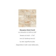 ONICI MOSAIQUE ONICE GHIACCIO 5X10 30x30 - CASALGRANDE PADANA 11704804 CASALGRANDE PADANA - 1