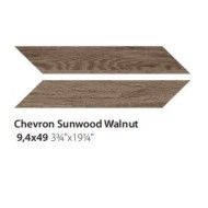 CHEVRON SUNWOOD WALNUT 9,4X49 - CERAMICA SANT'AGOSTINO CSACHSUW45 CERAMICA SANT'AGOSTINO - 1