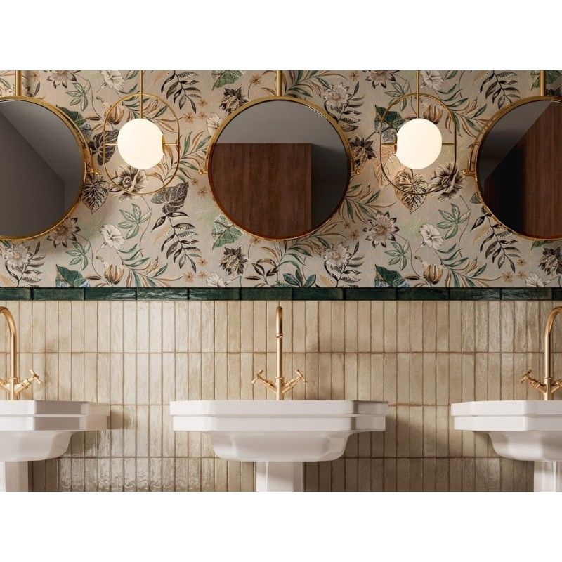 TETRIS CREME GLOSSY 5X20 - CERAMICA SANT'AGOSTINO CSATETCL05 CERAMICA SANT'AGOSTINO - 1