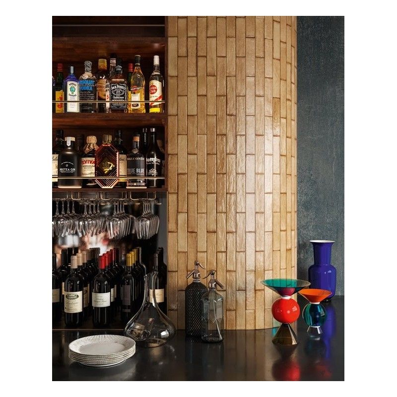 TETRIS SIENNA LUCIDO 5X20 - CERAMICA SANT'AGOSTINO CSATETSL05 CERAMICA SANT'AGOSTINO - 1