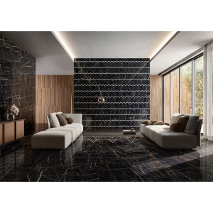 EXTRA MARQUINA SHINY 30x60 POLISHED SQ  - NOVABELL EXT96LR NOVABELL - 1