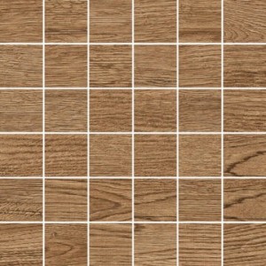 NORDIC WOOD MOSAICO 5X5 BROWN - NOVABELL NDW664N