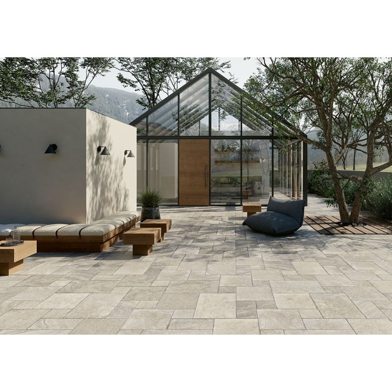 BORGOGNA PERIGUEUX GRIGIO MODULAR OUTDOOR - FIORANESE CERAMICHE  0BG3MDE FIORANESE CERAMICHE - 1