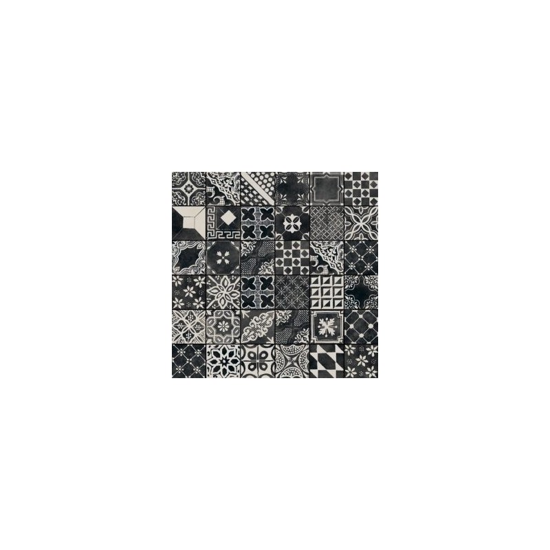 RIGGIOLE NERO MIX 20X20 SQ. - FIORANESE CERAMICHE  RIG20NR FIORANESE CERAMICHE - 1