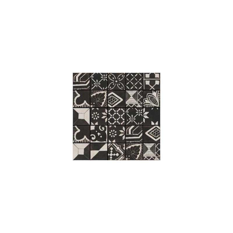 RIGGIOLE NERO MIX 30X30 SQ. - FIORANESE CERAMICHE  RIG30NR FIORANESE CERAMICHE - 1