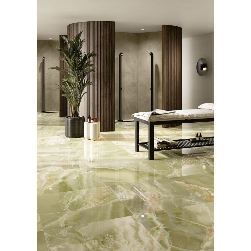 UNICA JADE GREEN 60X60 POLISHED SQ. - FIORANESE CERAMICHE  UI608LR FIORANESE CERAMICHE - 1