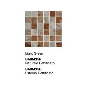 BALI LIGHT GREEN MOSAIQUE 5X5 SQ. - COEM BA8MS5R COEM - 1
