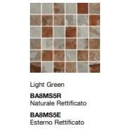 BALI LIGHT GREEN MOSAICO 5X5 ESTERNO RETTIFICATO - COEM BA8MS5E COEM - 1