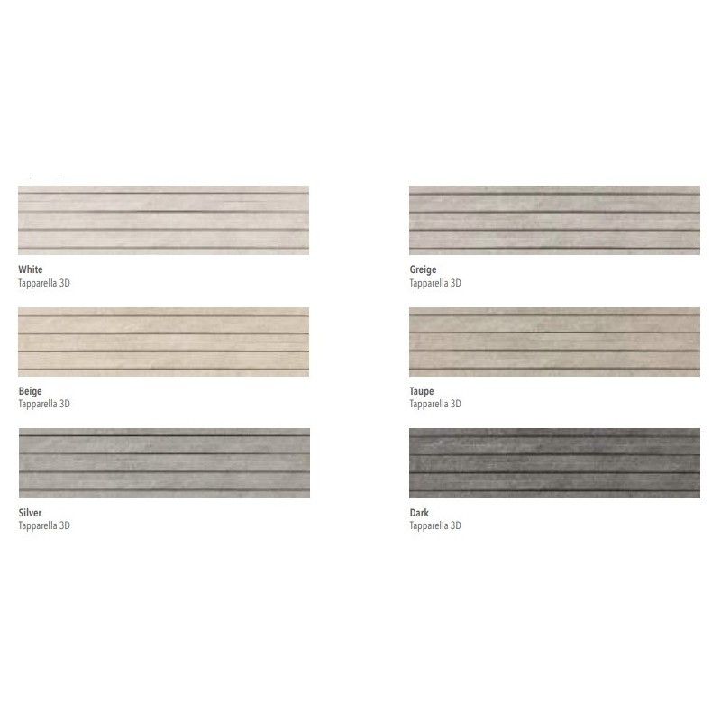 ORIGINS  TAUPE TAPPARELLA 3D 28,5X119,7 - ITALGRANITI OG04MTP ITALGRANITI GROUP - 1